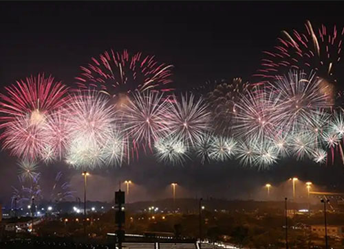 建德县焰火晚会